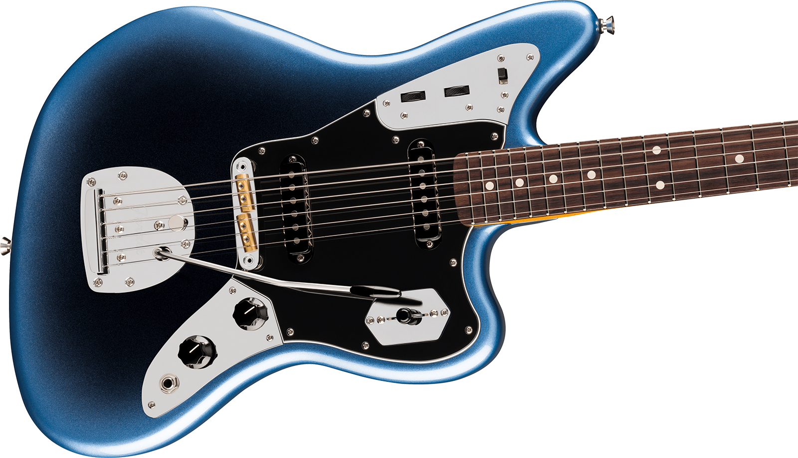 Fender Jaguar American Pro. Usa Shsc 2s Trem Rw - Dark Night - Retro rock electric guitar - Variation 2