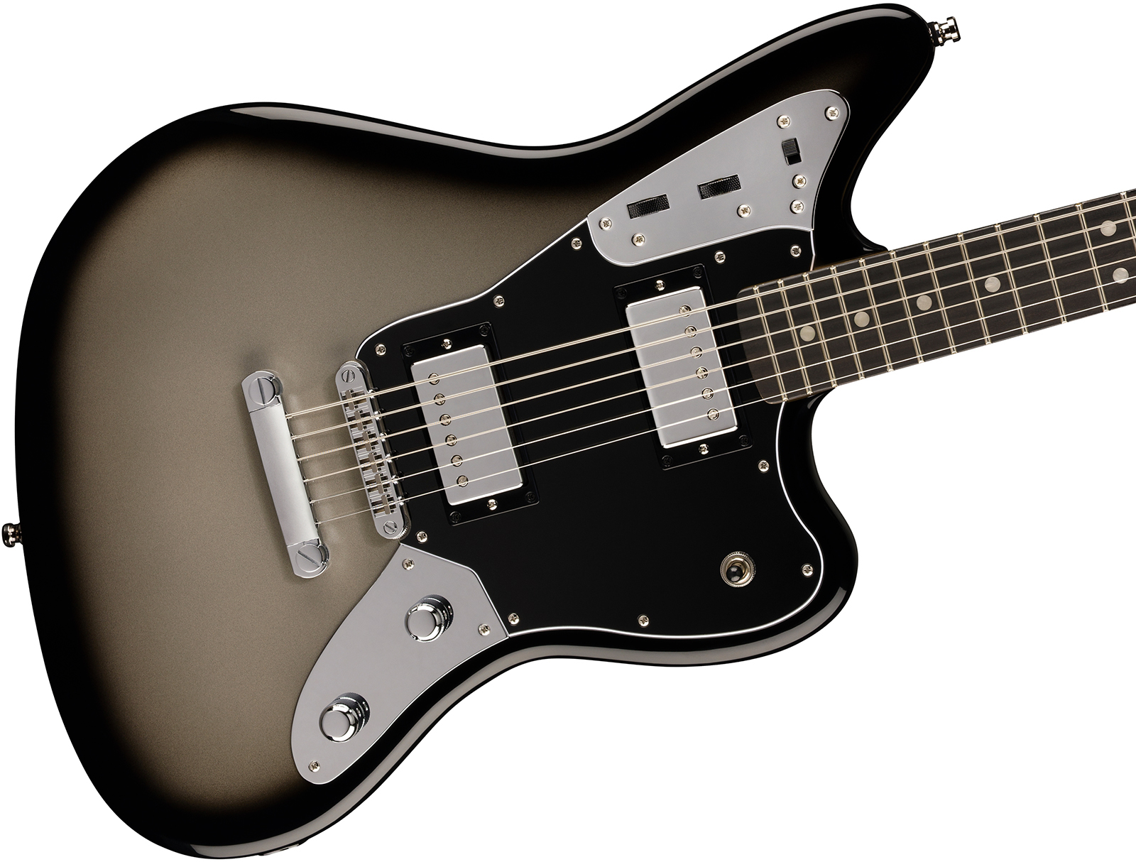 Fender Jaguar Baritone Player Fusion Ltd 2h Ht Eb - Silverburst - Baritone guitar - Variation 2