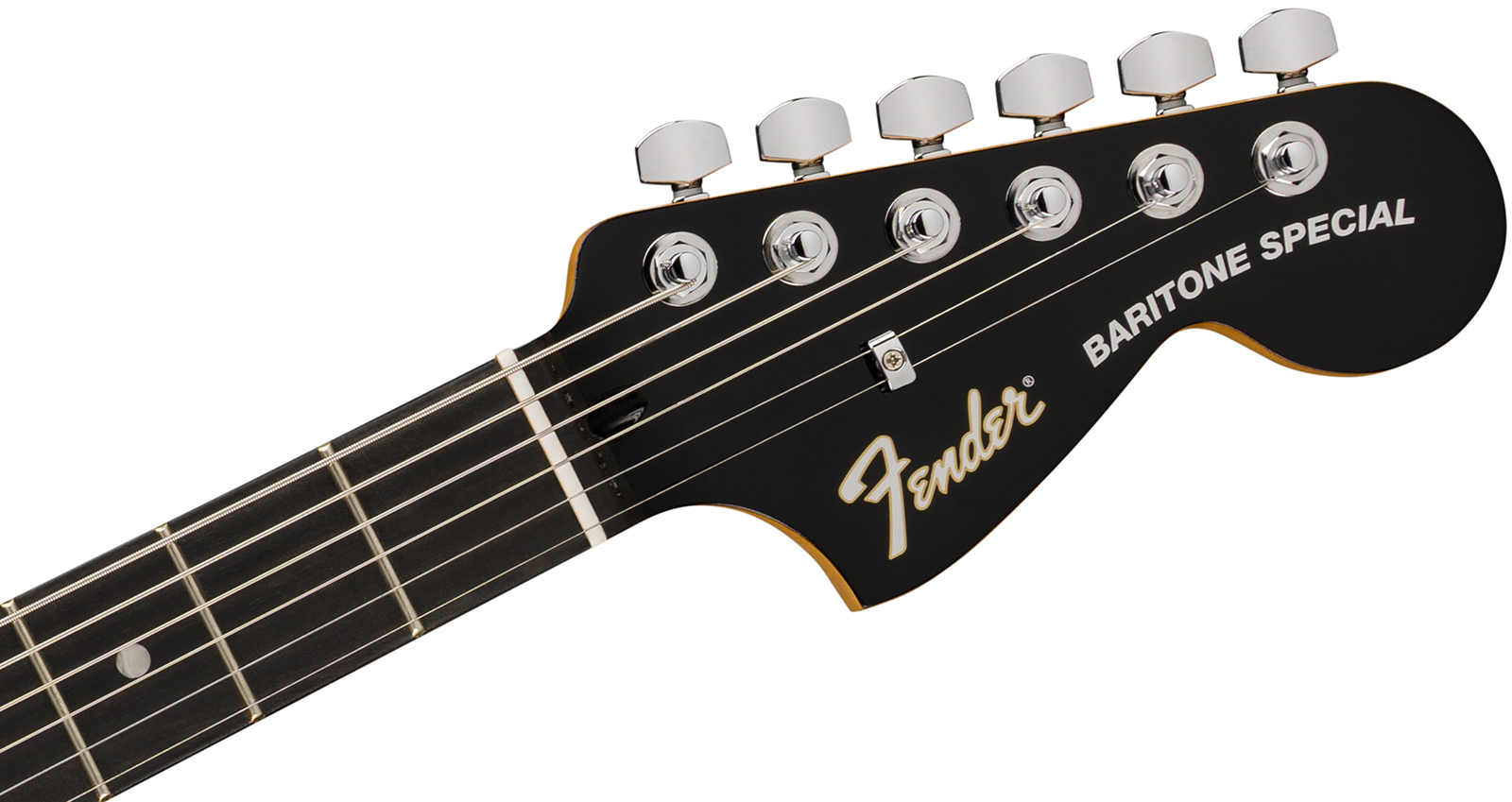 Fender Jaguar Baritone Player Fusion Ltd 2h Ht Eb - Black - Baritone guitar - Variation 3