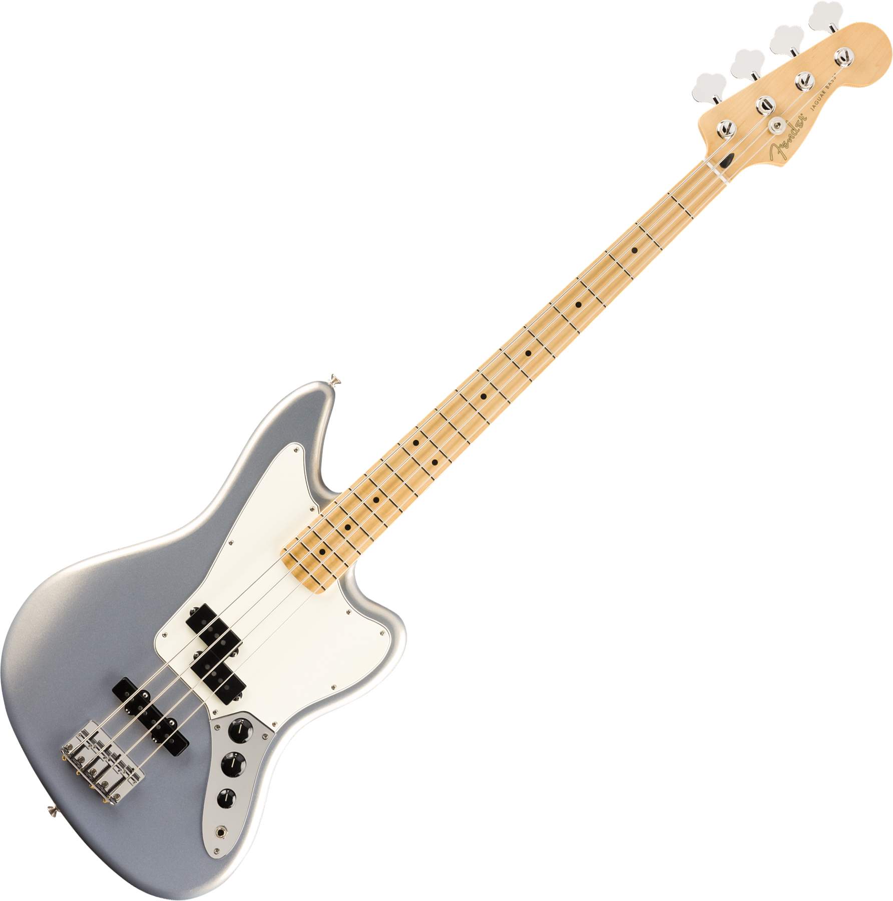 Fender Player Jaguar Bass (MEX, MN) - silver Solid body electric 