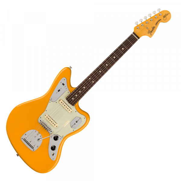 Solid body electric guitar Fender Jaguar Johnny Marr Signature - Fever dream yellow