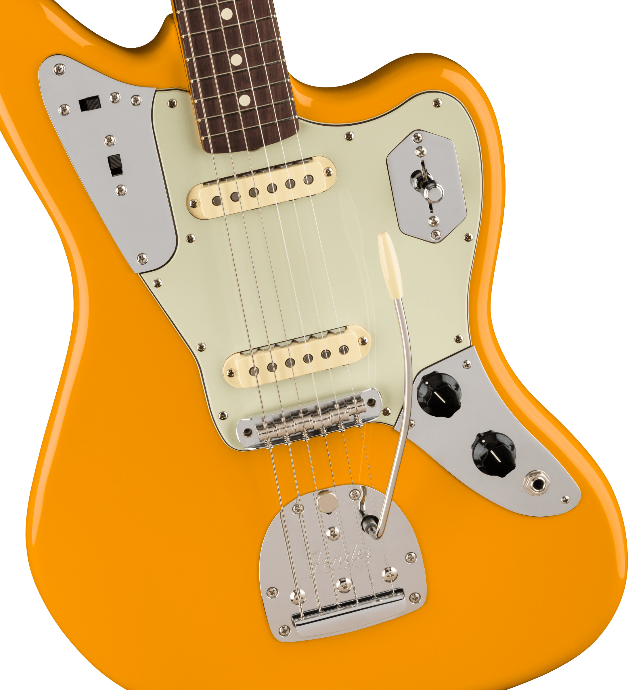 Fender Jaguar Johnny Marr Signature 2s Trem Rw - Fever Dream Yellow - Retro rock electric guitar - Variation 2