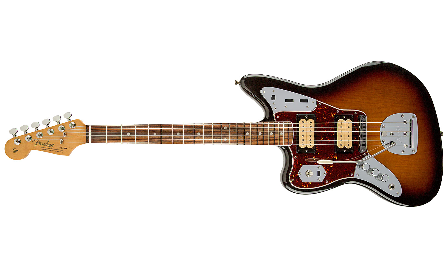 Fender Kurt Cobain Jaguar Lh Gaucher Mex Hh Trem Rw - 3-color Sunburst - Left-handed electric guitar - Variation 2