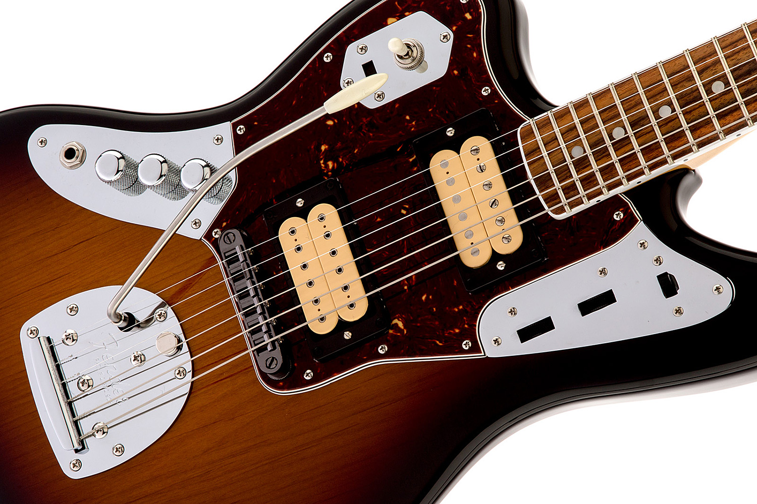 Fender Jaguar Kurt Cobain Left Hand (MEX, RW) - 3-color sunburst 
