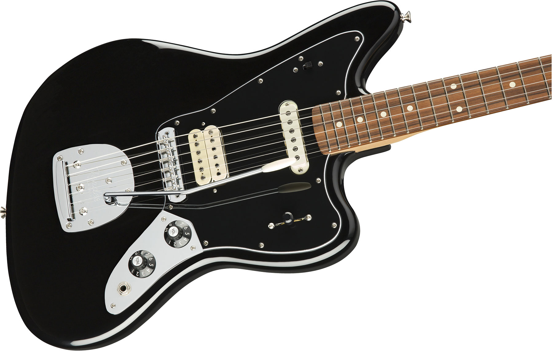 Fender Jaguar Player Mex Hs Pf - Black - Retro rock electric guitar - Variation 2