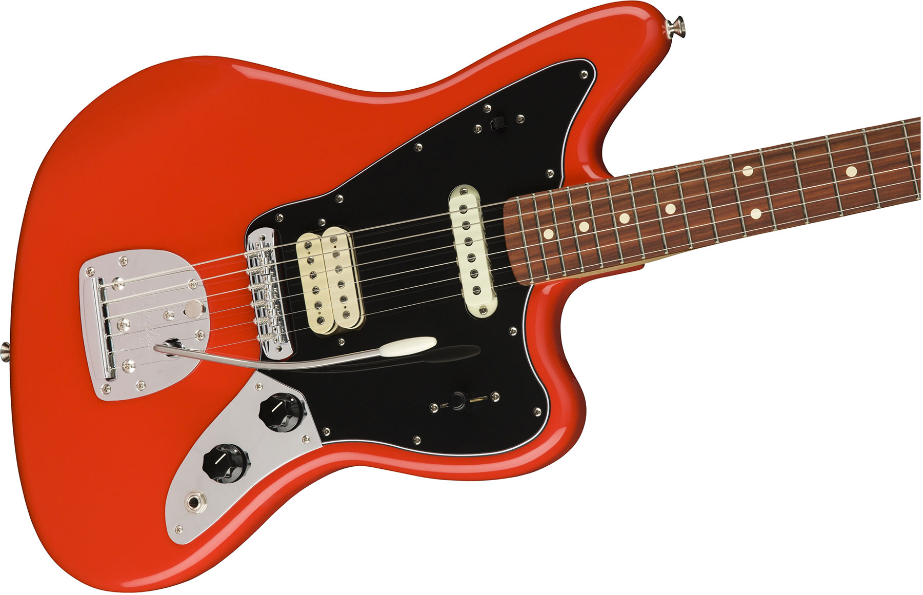 Fender Jaguar Player Mex Hs Pf - Sonic Red - Retro rock electric guitar - Variation 2
