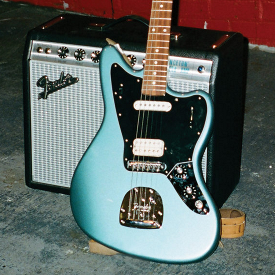 Fender Jaguar Player Mex Hs Trem Pf - Tidepool - Retro rock electric guitar - Variation 5