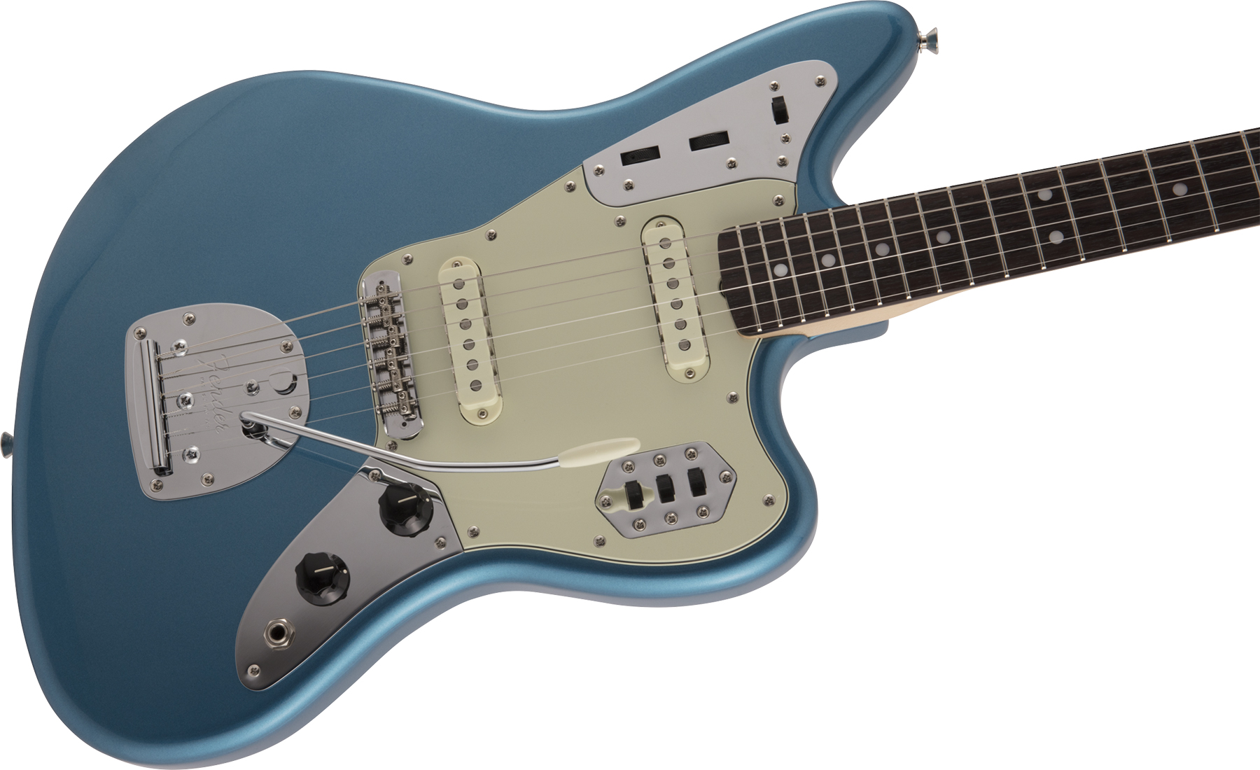 Fender Jaguar Traditional 60s Jap Rw - Lake Placid Blue - Retro rock electric guitar - Variation 2