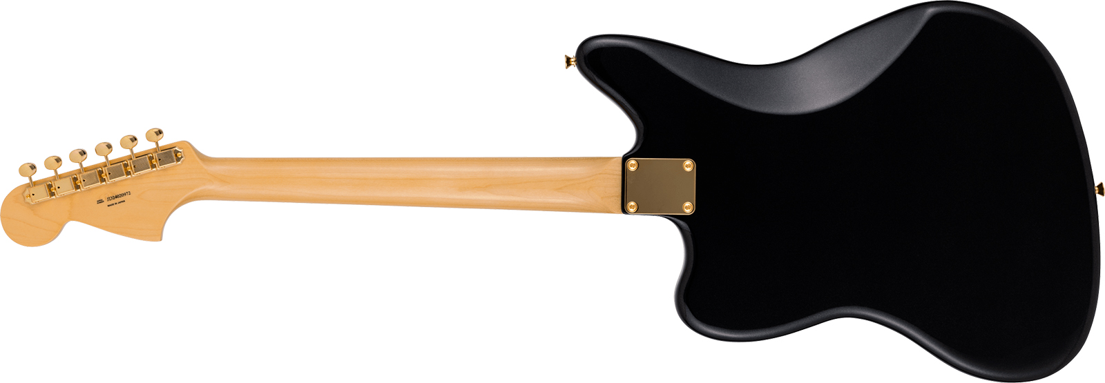 Fender Jaguar Traditional 60s Mij Ltd Jap Shsc 2s Trem Rw - Black Pearl - Retro rock electric guitar - Variation 1