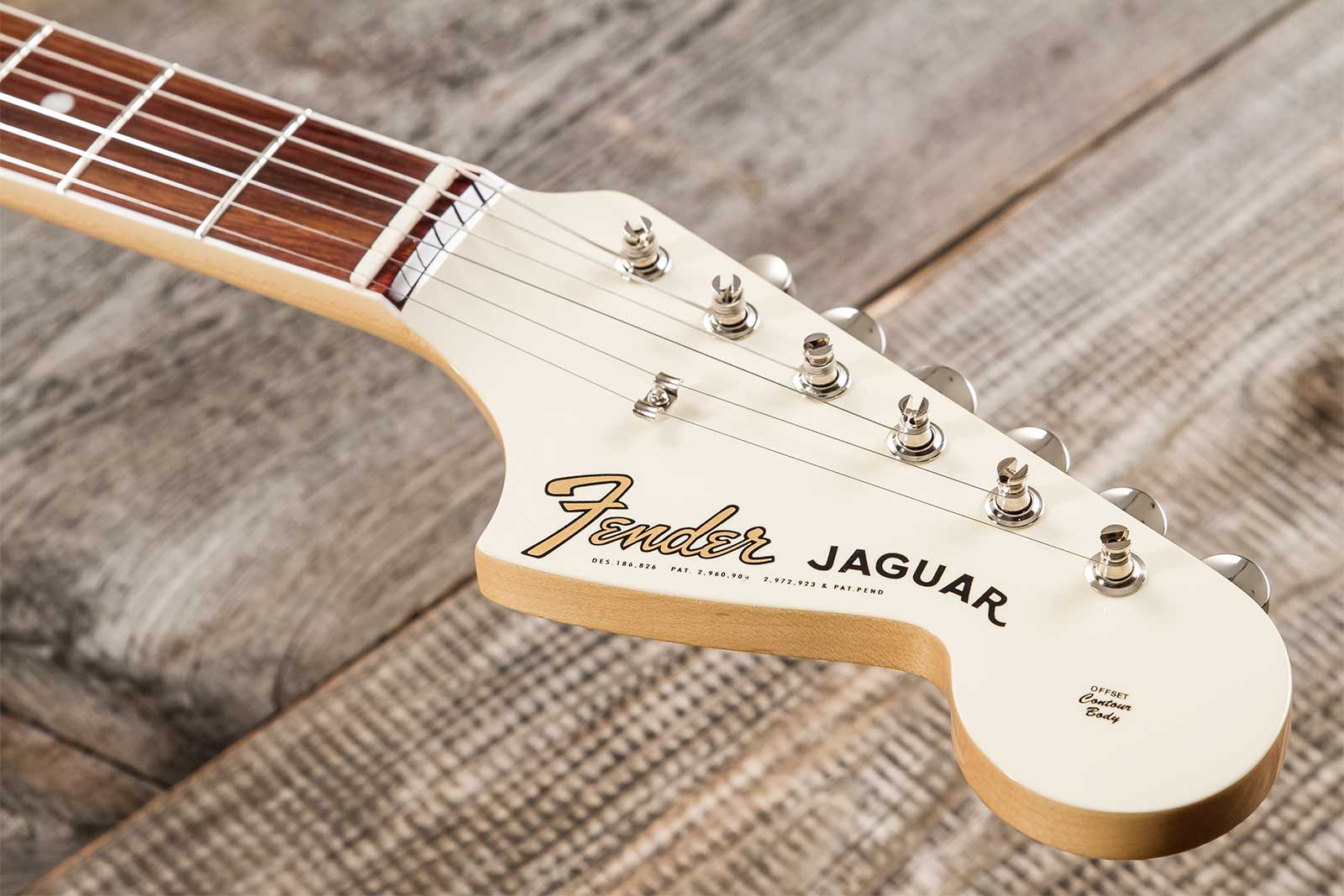 Fender Jaguar Traditional Ii 60s Japan 2s Trem Rw - Olympic White - Retro rock electric guitar - Variation 10