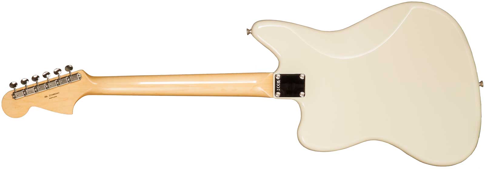 Fender Jaguar Traditional Ii 60s Japan 2s Trem Rw - Olympic White - Retro rock electric guitar - Variation 4
