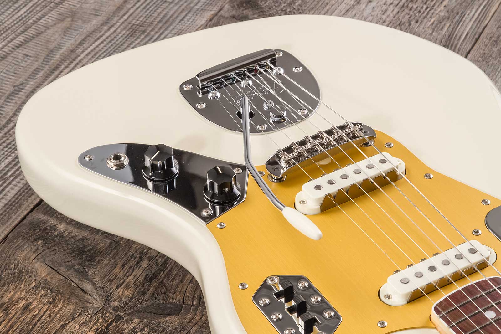 Fender Jaguar Traditional Ii 60s Japan 2s Trem Rw - Olympic White - Retro rock electric guitar - Variation 6