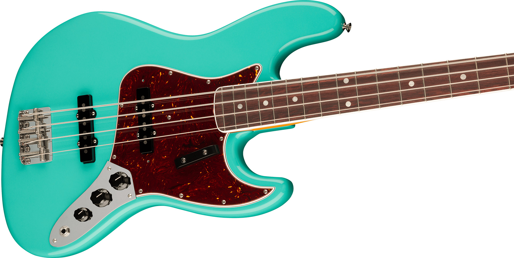 Fender Jazz Bass 1966 American Vintage Ii Usa Rw - Sea Foam Green - Solid body electric bass - Variation 2