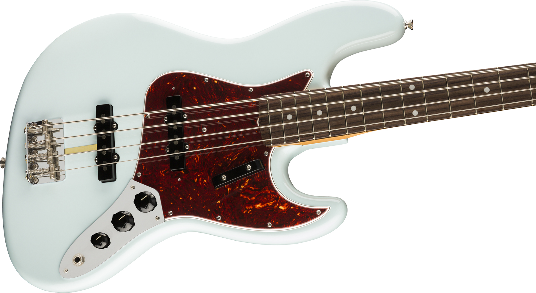 Fender Jazz Bass '60s American Original Usa Rw - Sonic Blue - Solid body electric bass - Variation 2