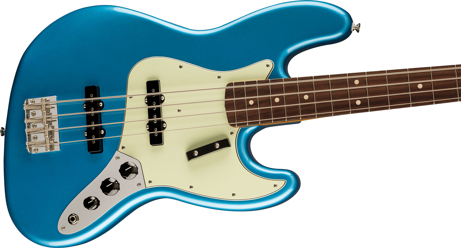 Fender Jazz Bass 60s Vintera Ii Mex Rw - Lake Placid Blue - Solid body electric bass - Variation 2