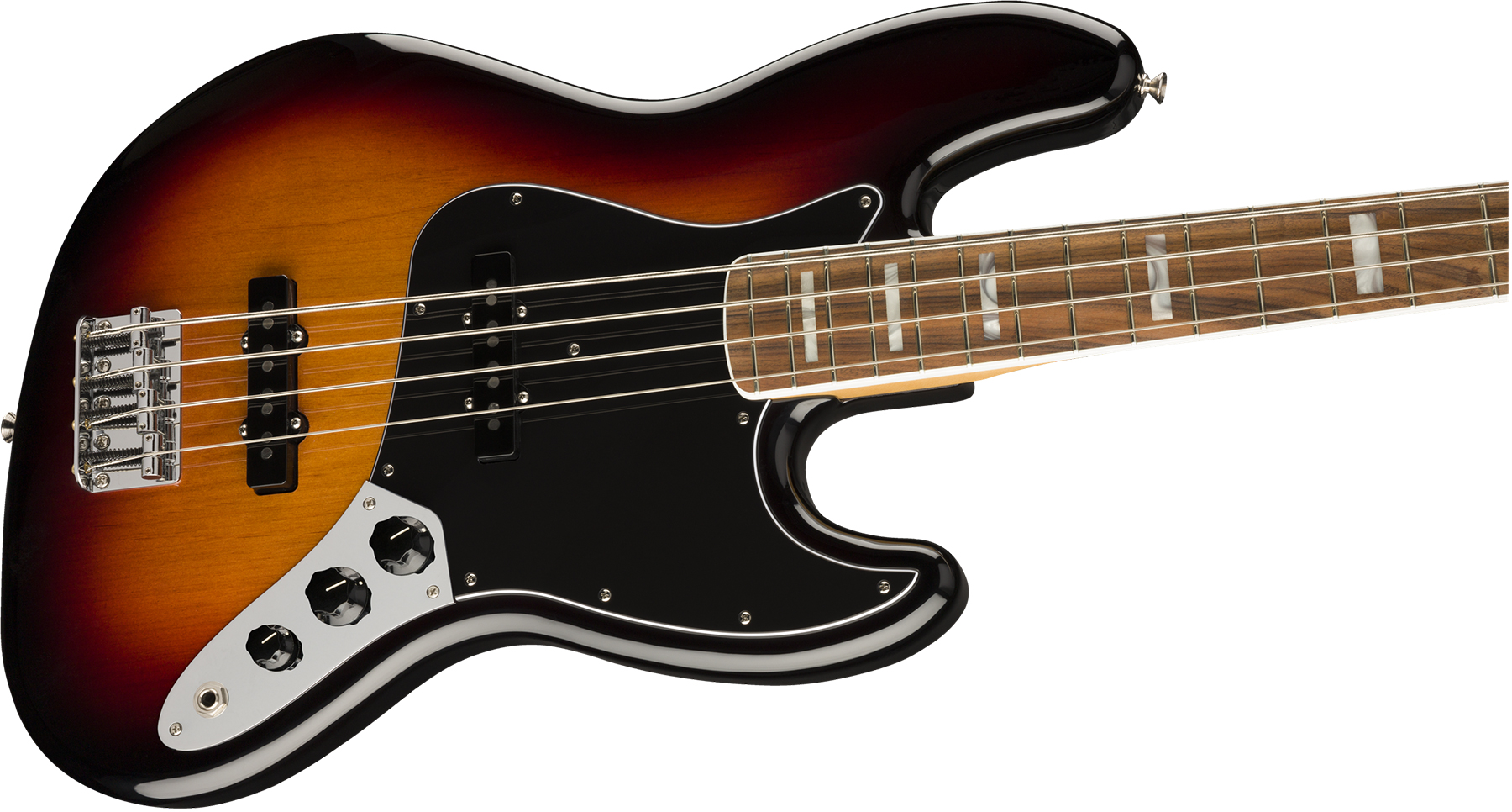 Fender Jazz Bass 70s Vintera Vintage Mex Pf - 3-color Sunburst - Solid body electric bass - Variation 2