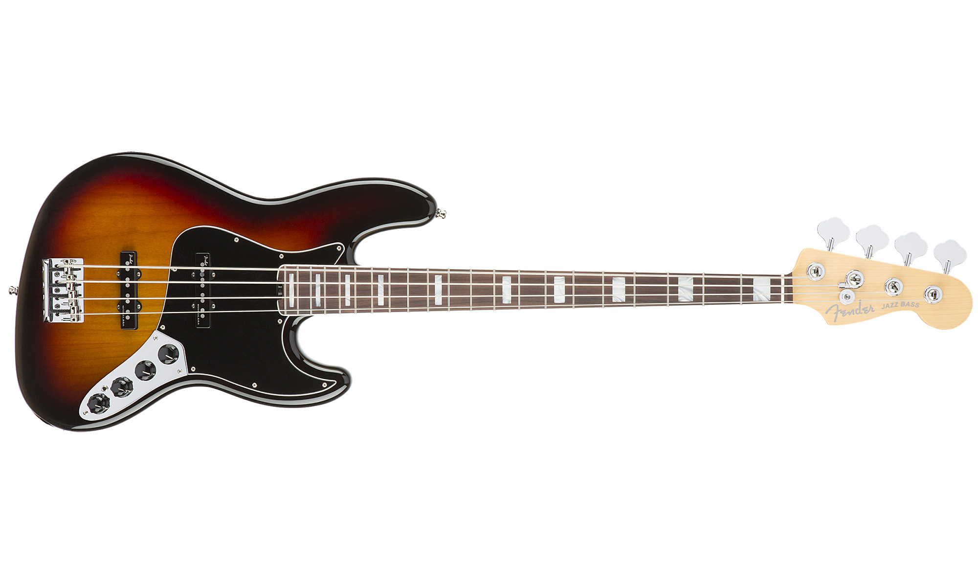 Fender Jazz Bass American Elite 2016 (usa, Rw) - 3-color Sunburst - Solid body electric bass - Variation 1