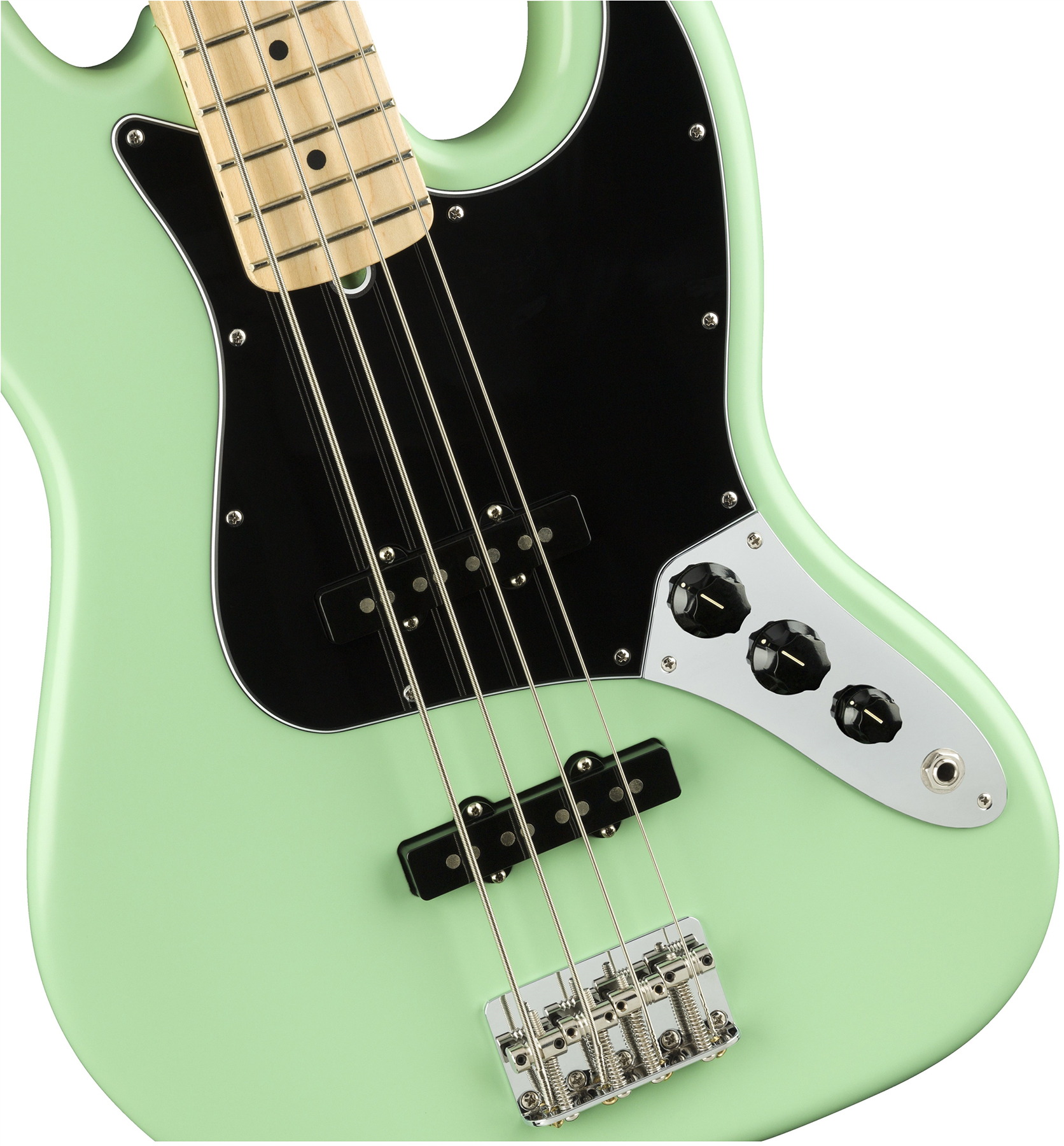 Fender Jazz Bass American Performer Usa Mn - Satin Surf Green - Solid body electric bass - Variation 1