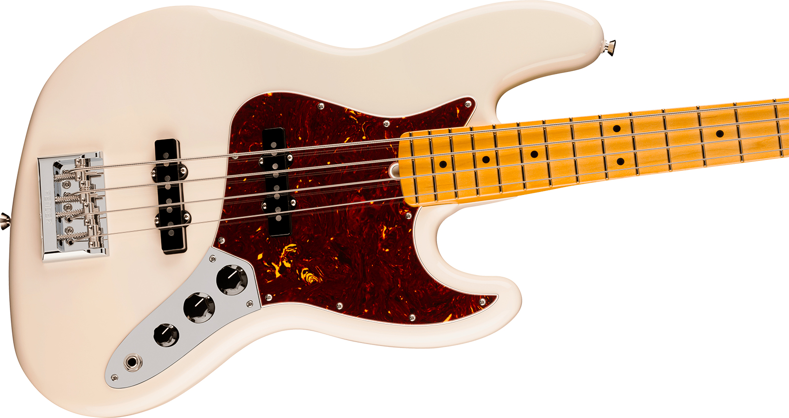 Fender Jazz Bass American Pro. Usa Mn - Olympic White - Solid body electric bass - Variation 2