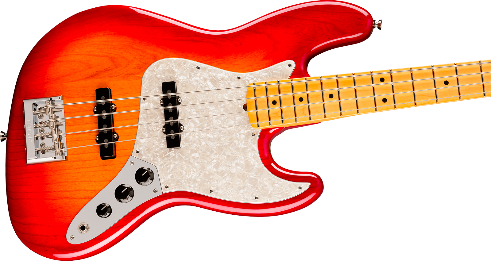 Fender Jazz Bass American Pro. Usa Mn - Aged Cherry Burst - Solid body electric bass - Variation 2