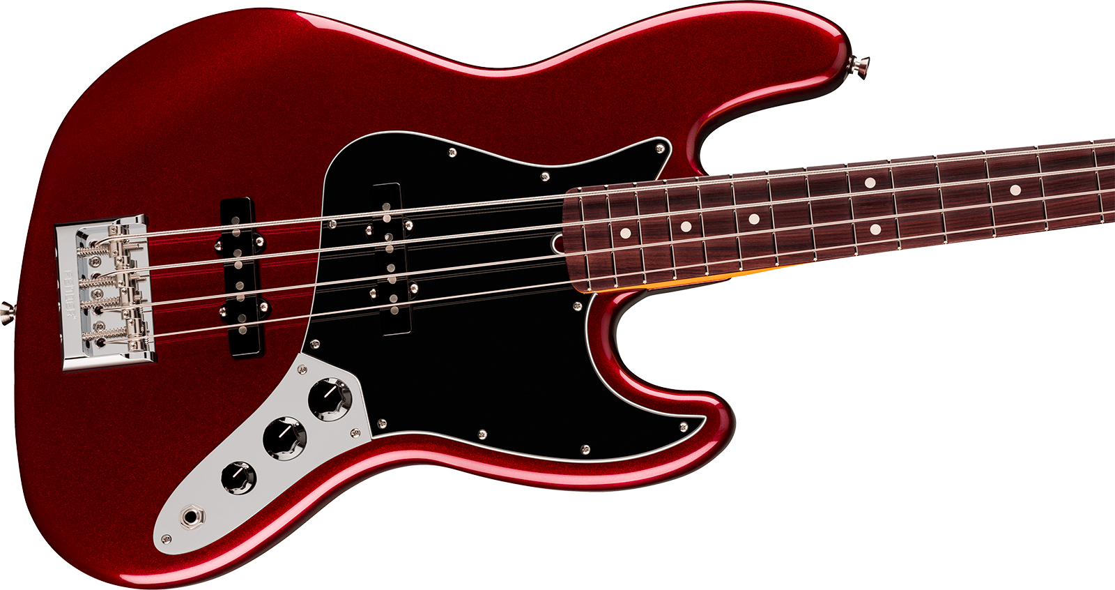 Fender Jazz Bass American Pro. Usa Rw - Oxblood - Solid body electric bass - Variation 2