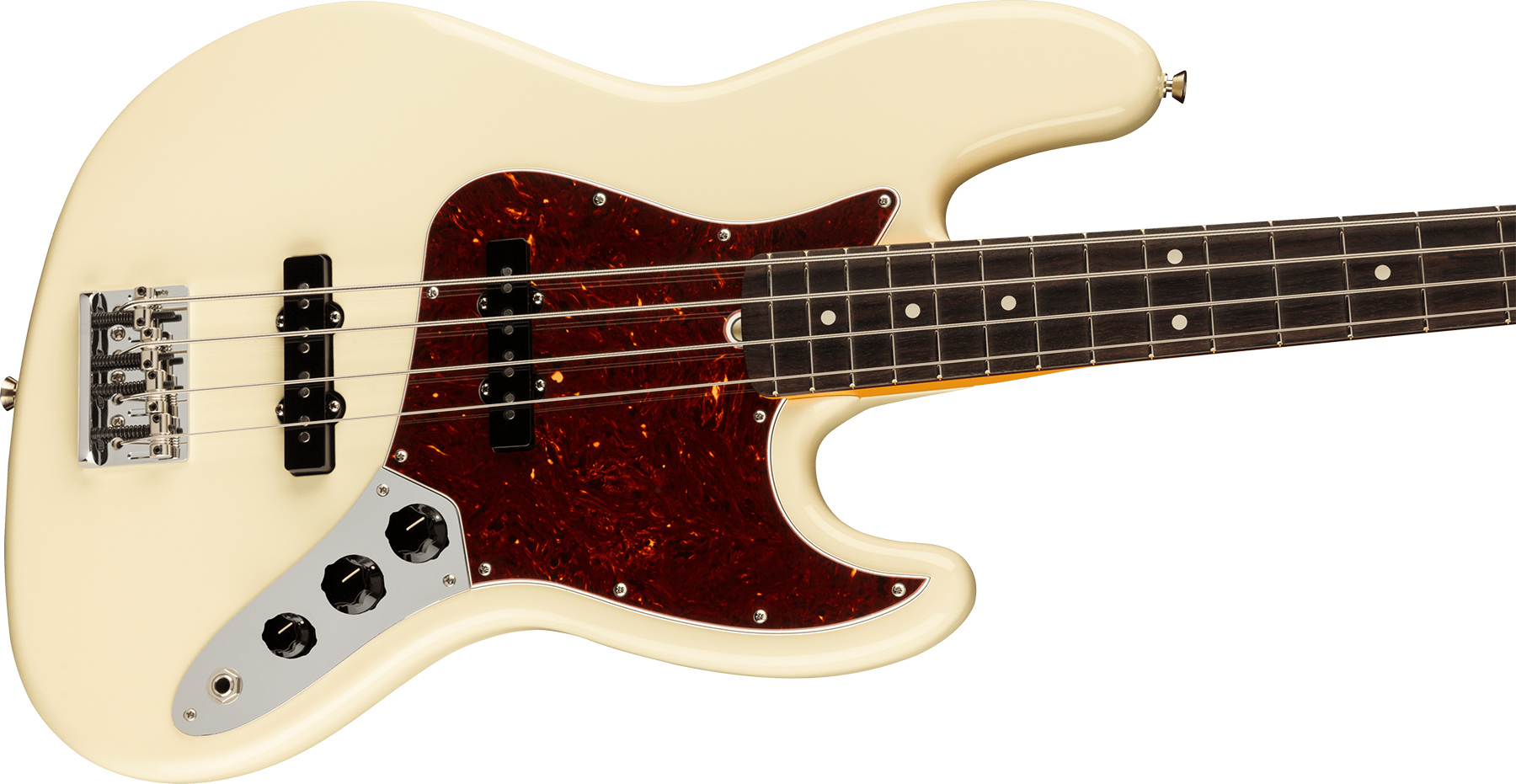 Fender Jazz Bass American Professional Ii Lh Gaucher Usa Rw - Olympic White - Solid body electric bass - Variation 2