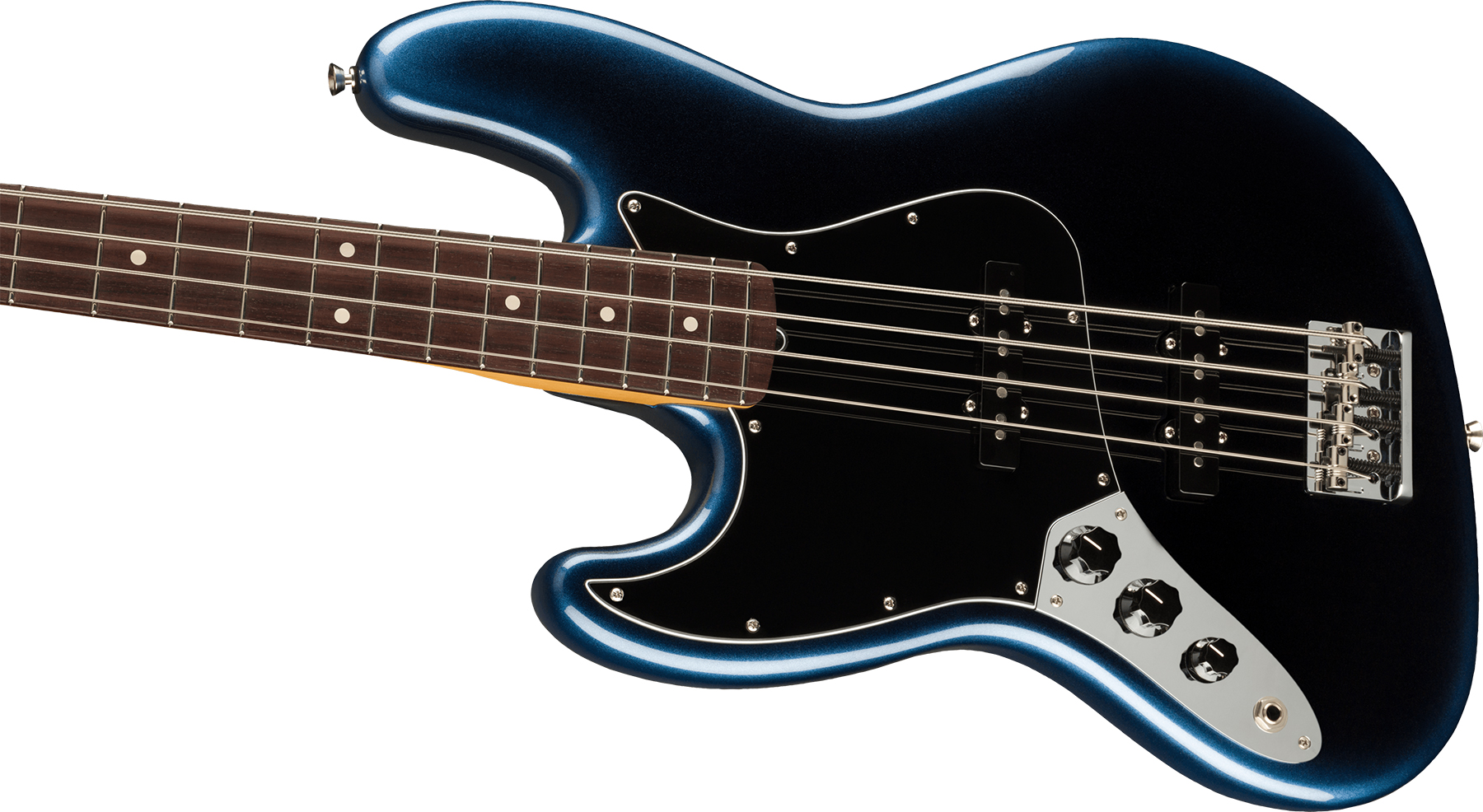 Fender Jazz Bass American Professional Ii Lh Gaucher Usa Rw - Dark Night - Solid body electric bass - Variation 2