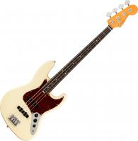 American Professional II Jazz Bass (USA, RW) - olympic white