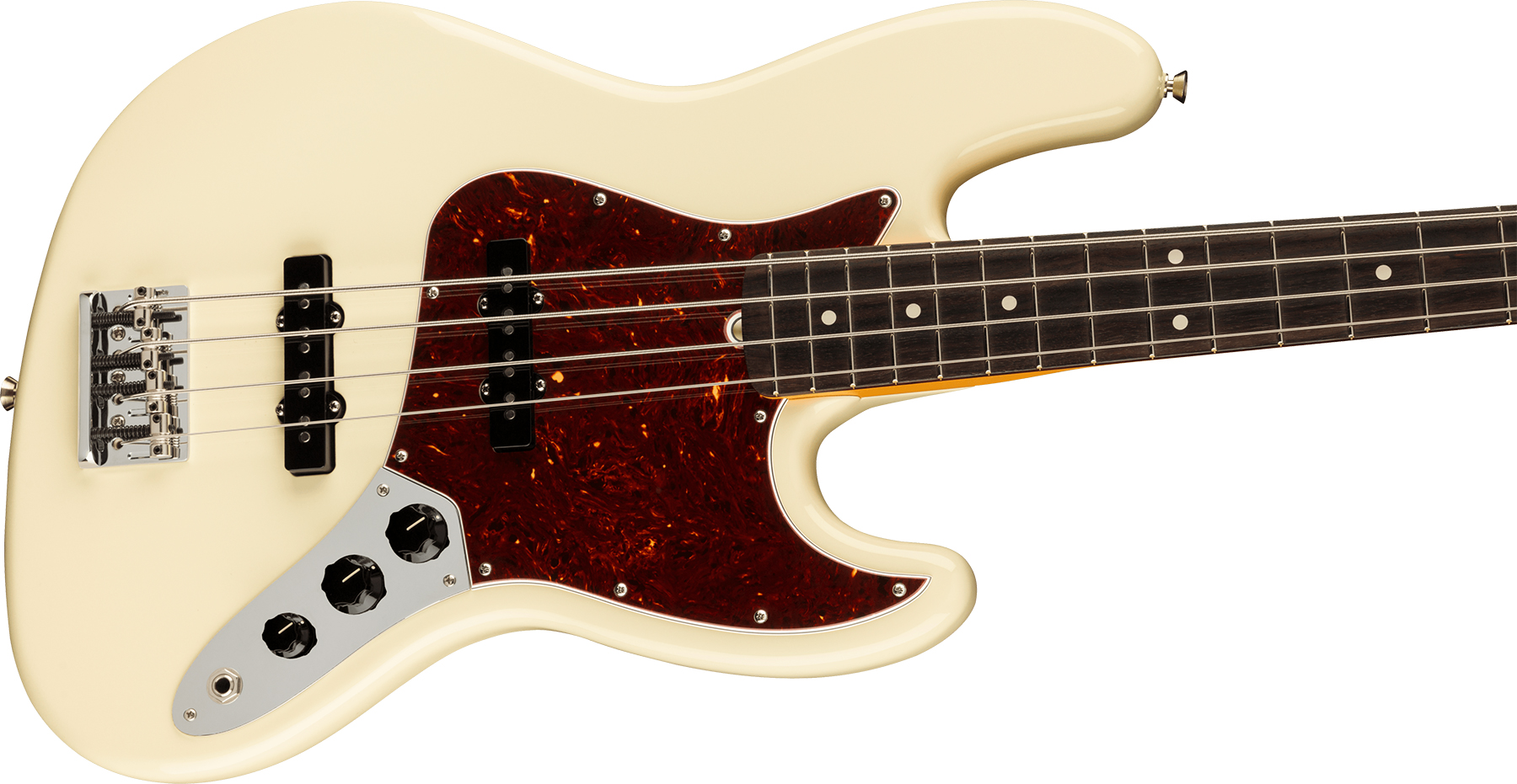 Fender American Professional II Jazz Bass USA RW olympic white Solid body electric bass