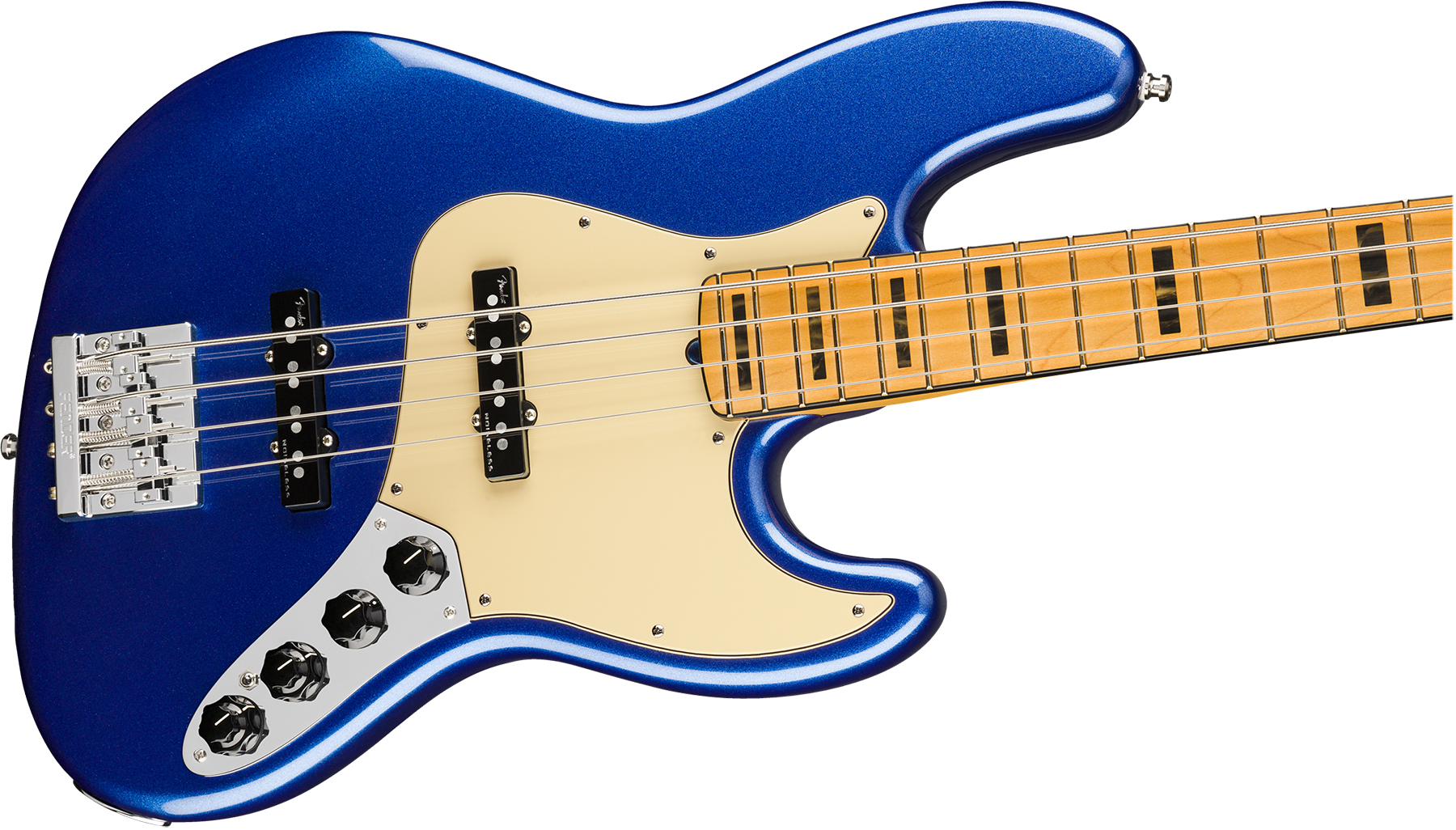 Fender Jazz Bass American Ultra 2019 Usa Mn - Cobra Blue - Solid body electric bass - Variation 2