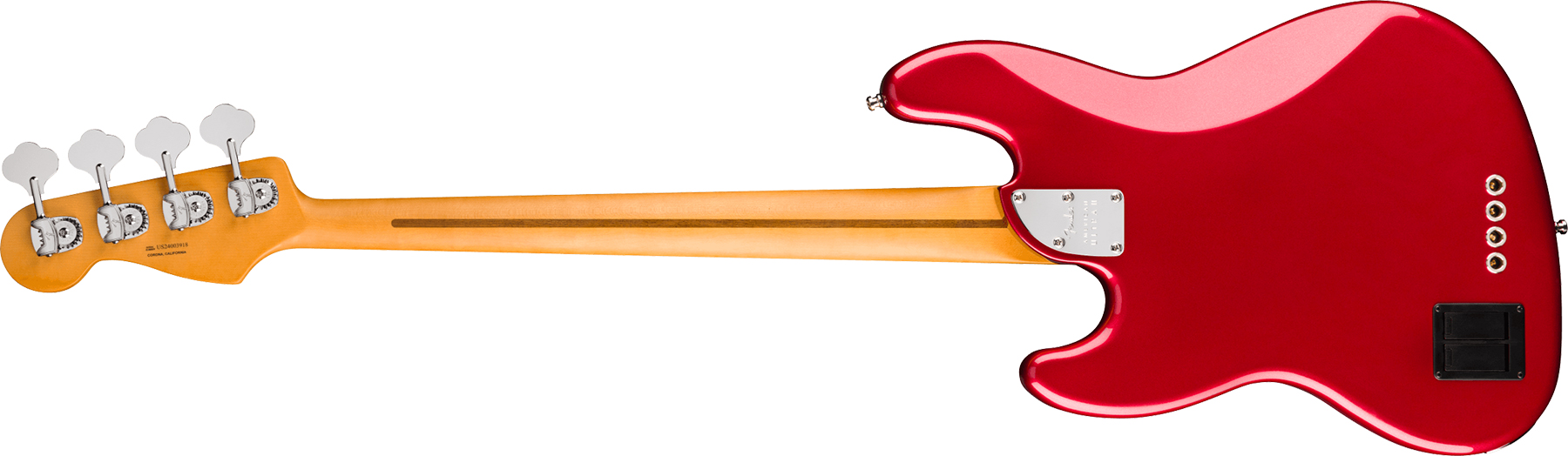 Fender Jazz Bass American Ultra Ii Usa Active Mn - Sinister Red - Solid body electric bass - Variation 1