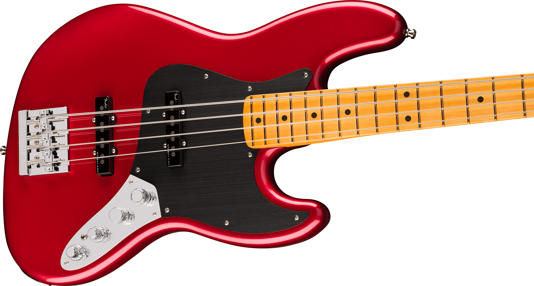 Fender Jazz Bass American Ultra Ii Usa Active Mn - Sinister Red - Solid body electric bass - Variation 2