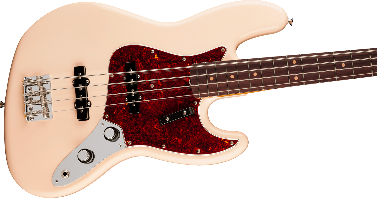 Fender Jazz Bass Early 60s Vintera 3 Mex Rw - Olympic White - Solid body electric bass - Variation 2