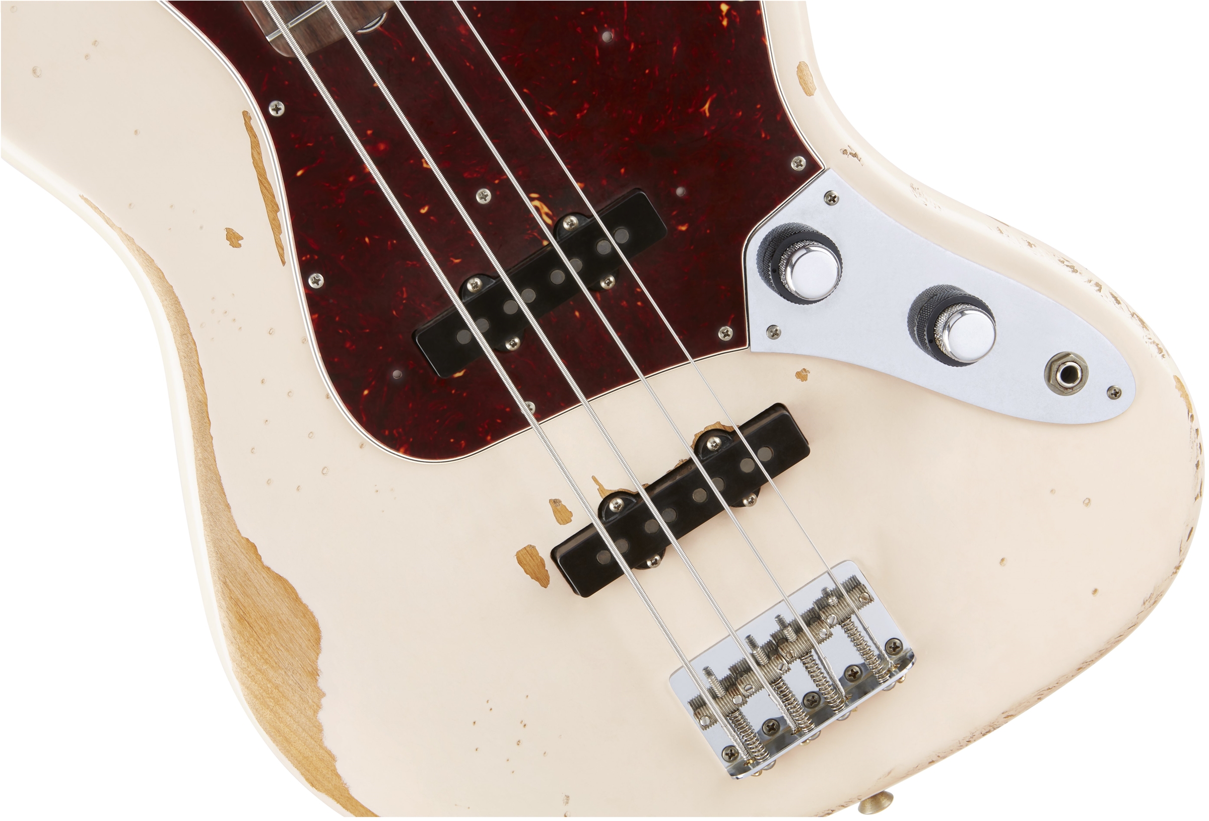 Fender Jazz Bass Flea Artist Signature Mex Rw 2016 - Road Worn, Shell Pink - Solid body electric bass - Variation 2