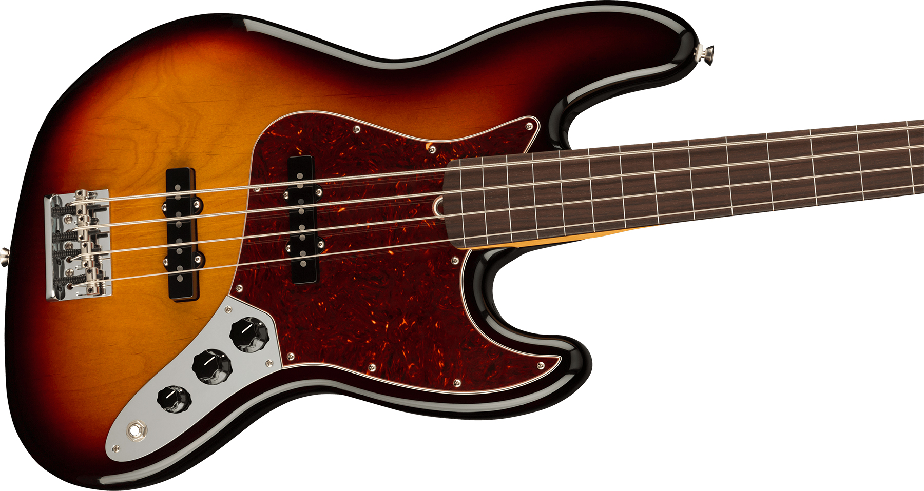 Fender Jazz Bass Fretless American Professional Ii Usa Rw - 3-color Sunburst - Solid body electric bass - Variation 2