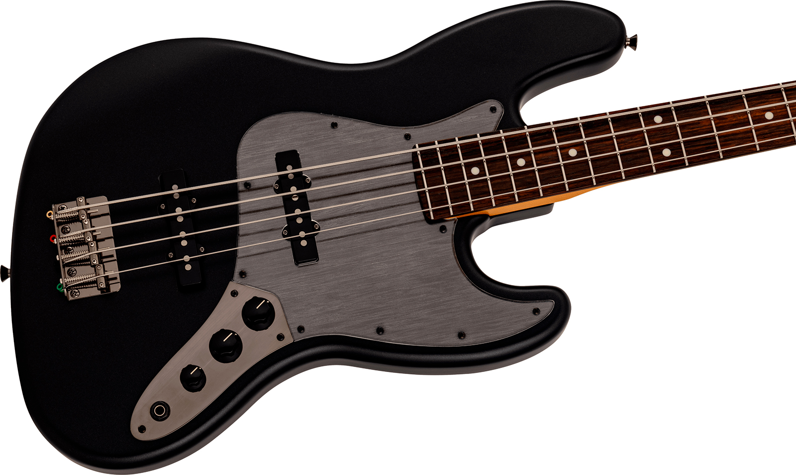 Fender Jazz Bass Hybrid Ii Mij Ltd Jap Rw - Matte Phantom Black - Solid body electric bass - Variation 2