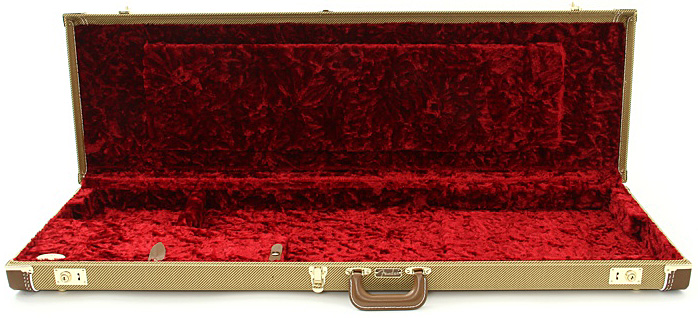 Fender Basse Elec. Jazz Ou Jaguar Bass Deluxe Rectangulaire Tweed Red Interior - Electric bass case - Variation 1