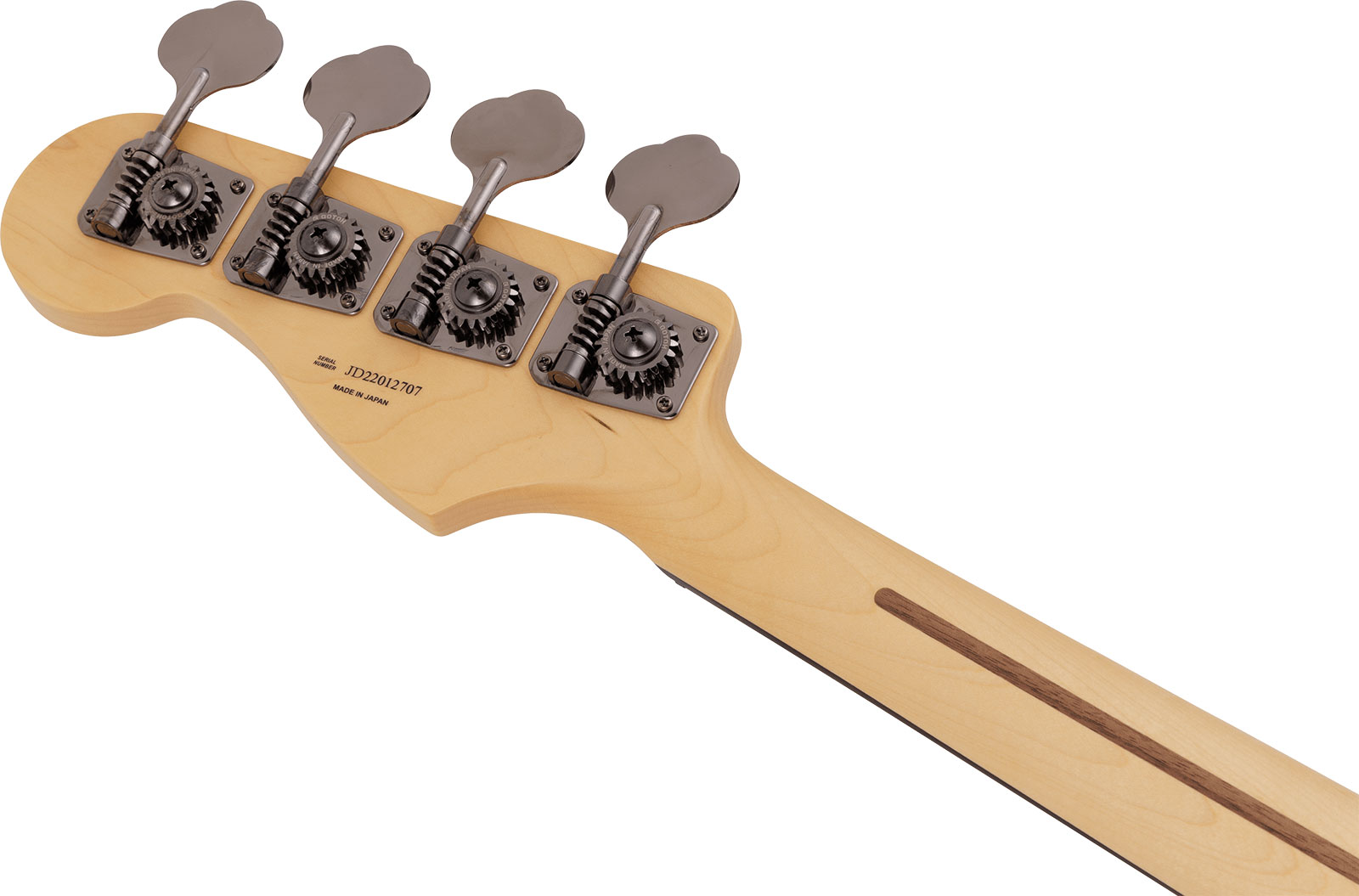 Fender Jazz Bass Noir Hybrid Ii Mij Jap 2s Trem Rw - Black Satin - Solid body electric bass - Variation 3