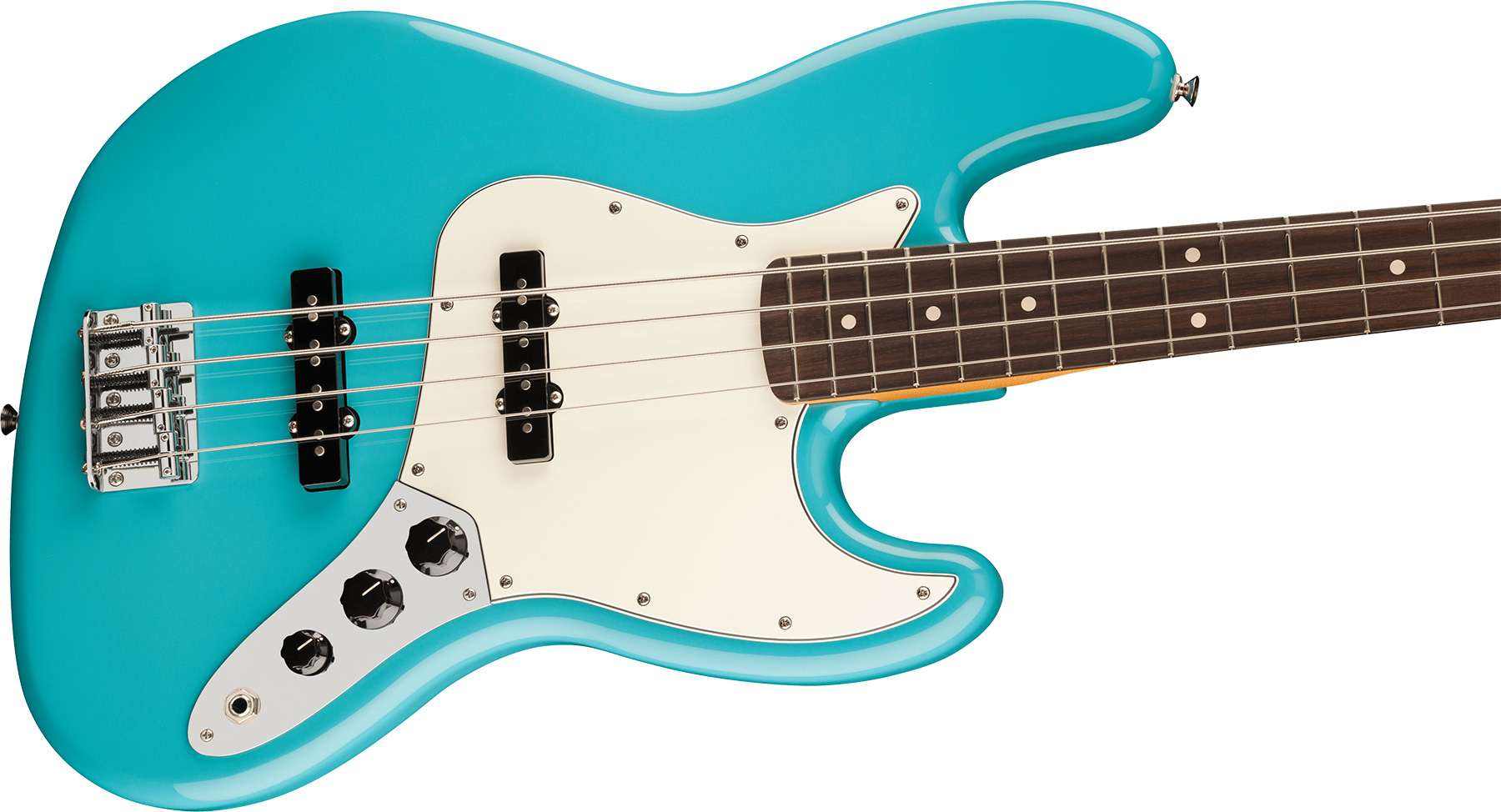 Fender Jazz Bass Player Ii Mex Rw - Aquatone Blue - Solid body electric bass - Variation 2