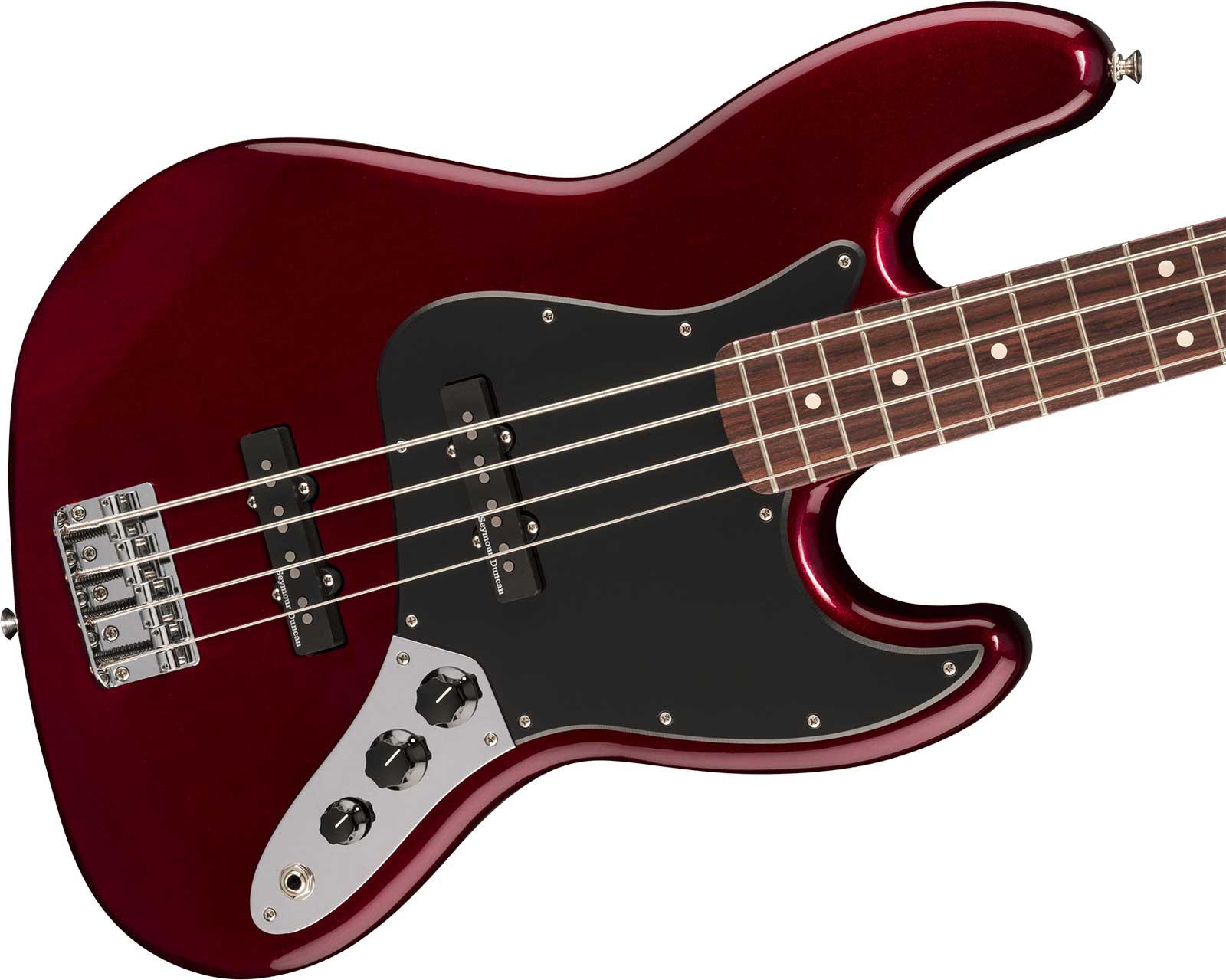Fender Jazz Bass Player Ii Mex Rw - Oxblood - Solid body electric bass - Variation 3