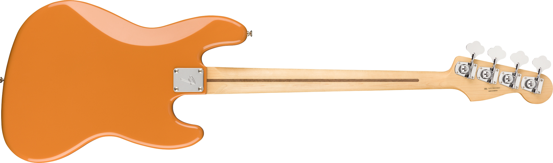 Fender Jazz Bass Player Lh Gaucher Mex Pf - Capri Orange - Solid body electric bass - Variation 1