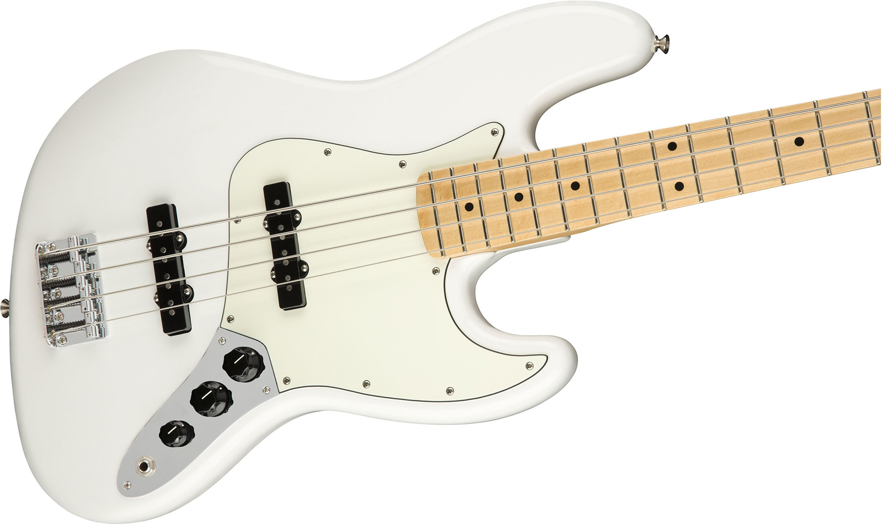 Fender Jazz Bass Player Mex Mn - Polar White - Solid body electric bass - Variation 2