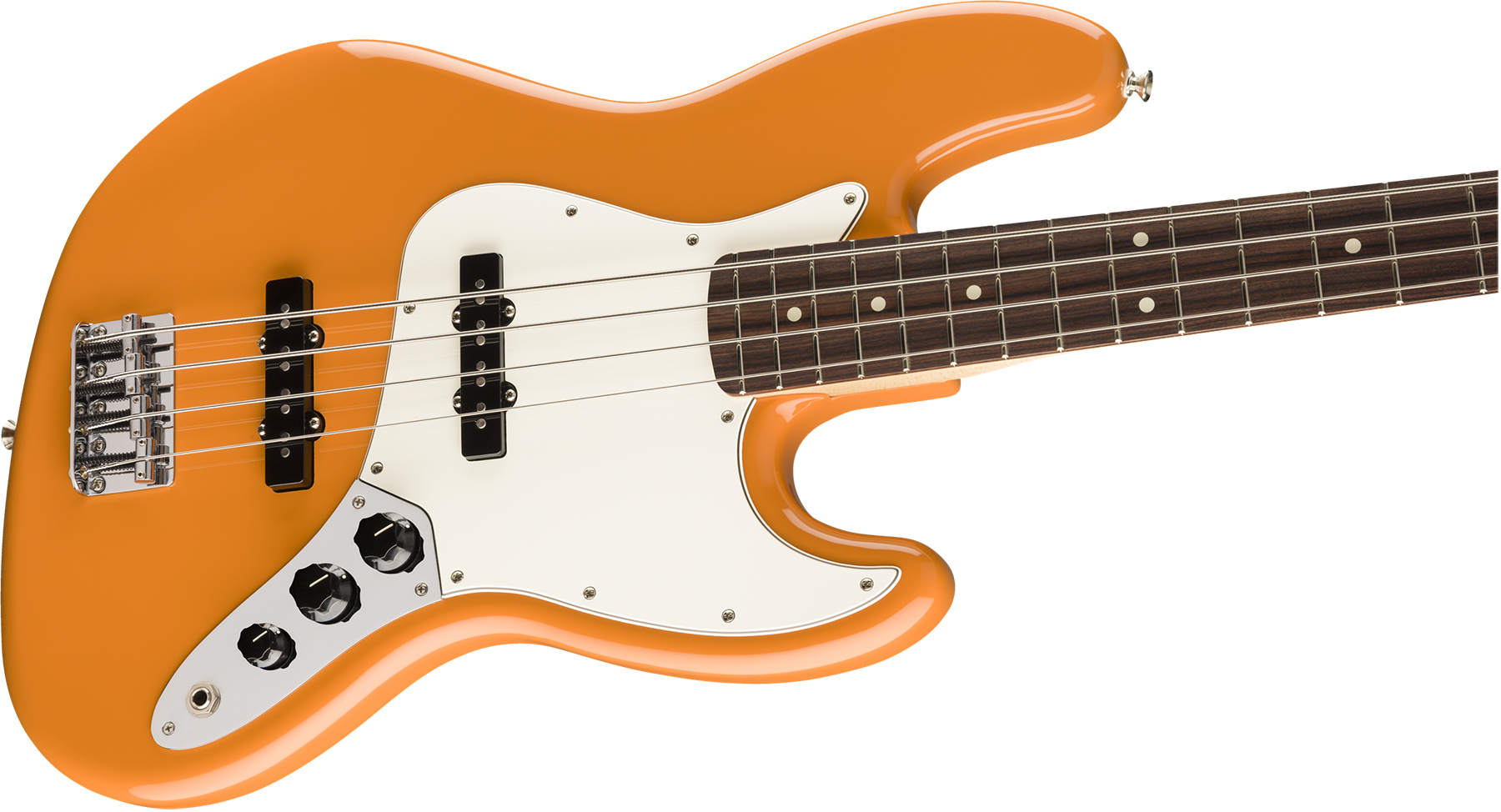 Player Jazz Bass MEX PF capri orange Solid body electric bass