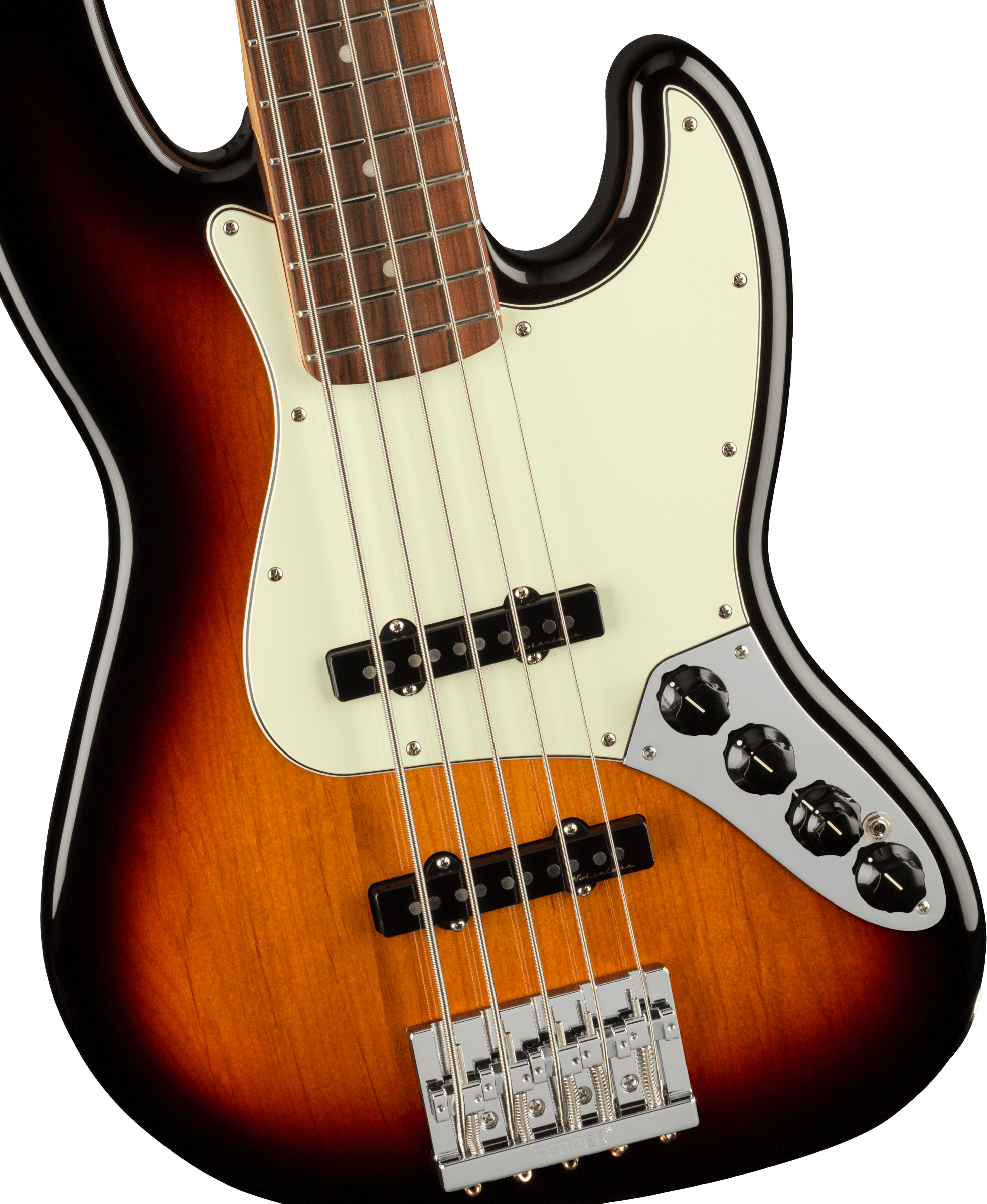 Fender Jazz Bass Player Plus V Mex 5c Active Pf - 3-color Sunburst - Solid body electric bass - Variation 2