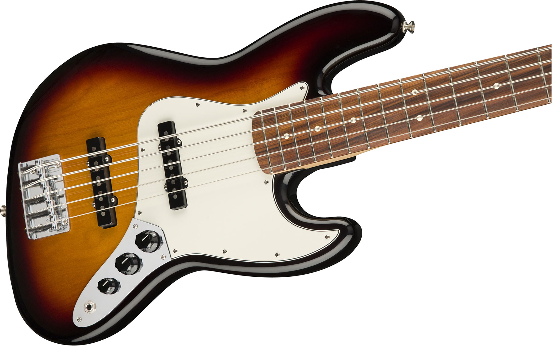 Fender Jazz Bass Player V 5-cordes Mex Pf - 3-color Sunburst - Solid body electric bass - Variation 2