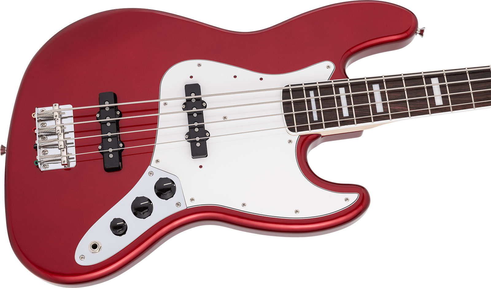 Fender Jazz Bass Traditional 70s Jap 2s Trem Rw - Candy Apple Red - Solid body electric bass - Variation 2