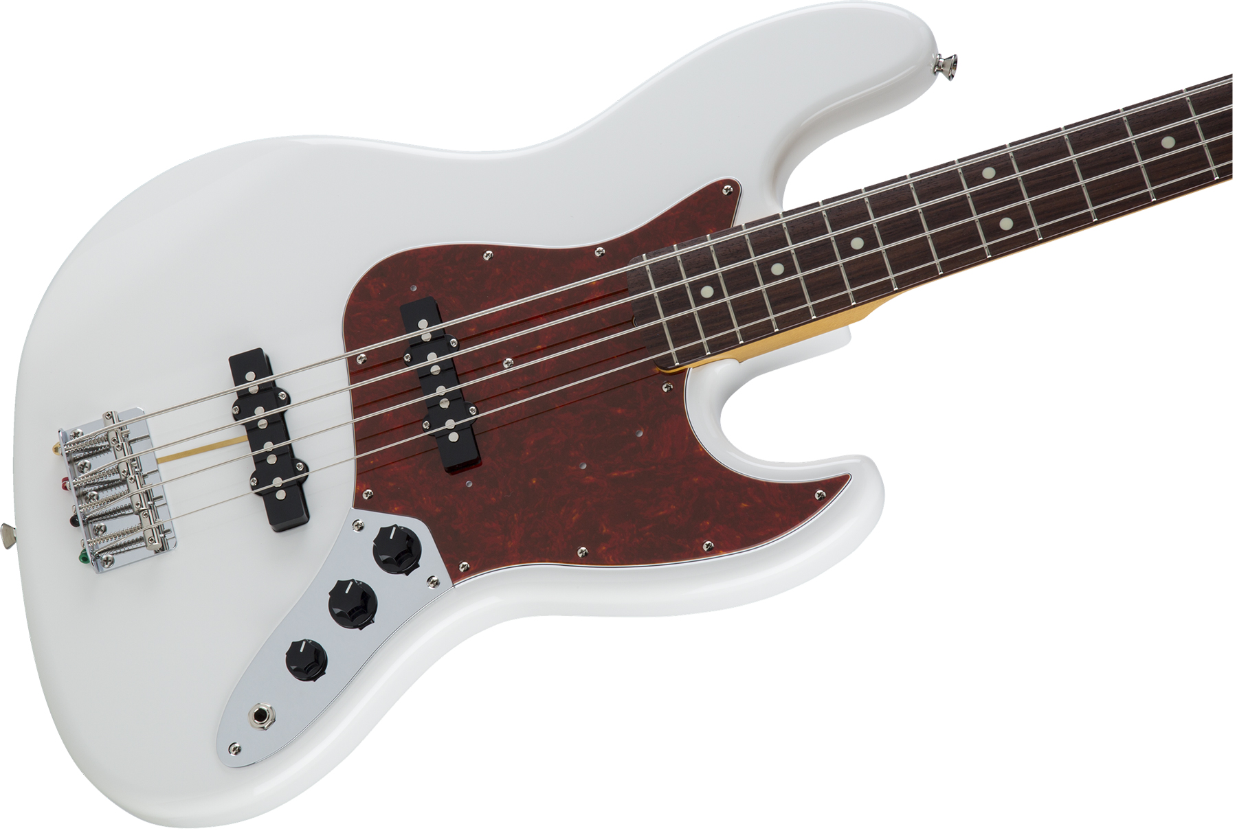 Fender Jazz Bass Traditional Ii 60s Jap 2s Trem Rw - Olympic White - Solid body electric bass - Variation 2