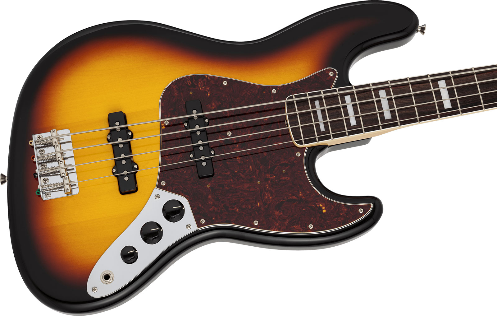 Fender Jazz Bass Traditional Late 60s Jap 2s Trem Rw - 3-color Sunburst - Solid body electric bass - Variation 2
