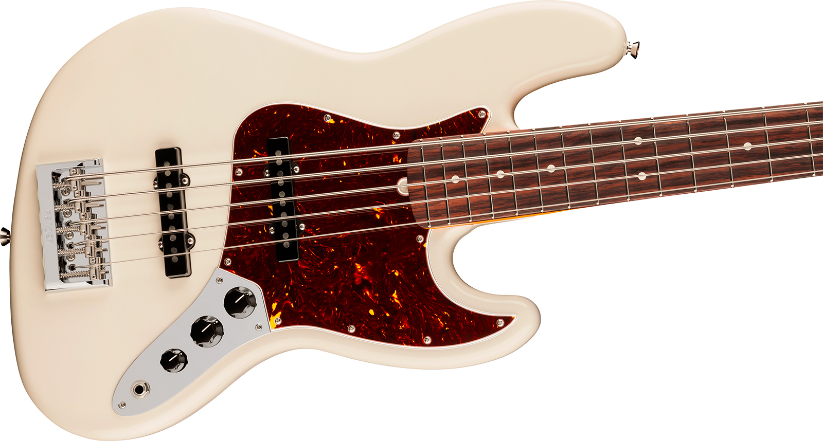 Fender Jazz Bass V American Pro. Usa 5c Rw - Olympic White - Solid body electric bass - Variation 2