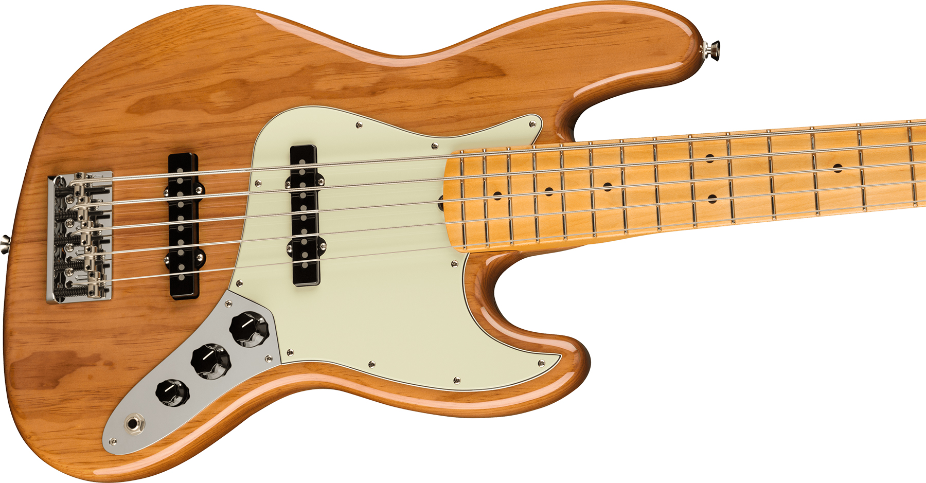 Fender Jazz Bass V American Professional Ii Usa 5-cordes Mn - Roasted Pine - Solid body electric bass - Variation 2